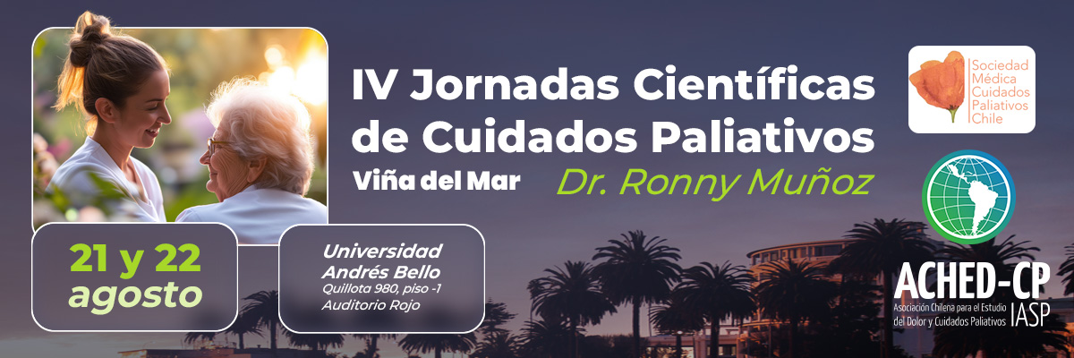  IV Jornadas Científicas de Cuidados Paliativos / Dr. Ronny Muñoz 2026