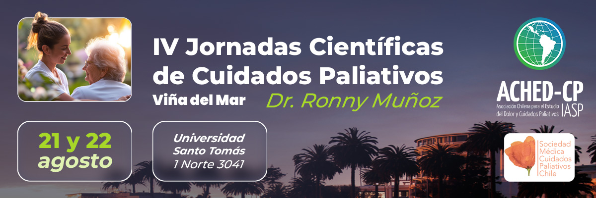  IV Jornadas Científicas de Cuidados Paliativos / Dr. Ronny Muñoz 2026